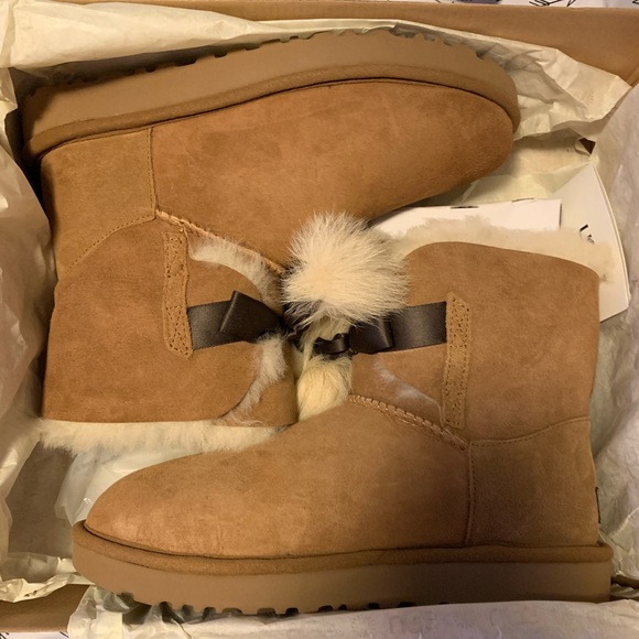 Ugg boots with fur balls Clearance